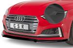 CSR Frontspoiler | Cup-Spoilerlippe mit ABE für Audi A5 F5 S-Line / S5 F5 CSL403-L schwarz matt (Lackierung erforderlich)