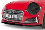 CSR Frontspoiler | Cup-Spoilerlippe mit ABE für Audi A5 F5 S-Line / S5 F5 CSL403-M Carbon Look matt strukturiert (keine Lackierung erforderlich)