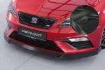 CSR Frontspoiler | Cup-Spoilerlippe mit ABE für Seat Leon 3 (Typ 5F) Cupra/FR CSL411-C Carbon Look glänzend (keine Lackierung erforderlich)