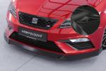 CSR Frontspoiler | Cup-Spoilerlippe mit ABE für Seat Leon 3 (Typ 5F) Cupra/FR CSL411-G Glossy schwarz glänzend (keine Lackierung erforderlich)