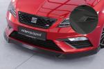 CSR Frontspoiler | Cup-Spoilerlippe mit ABE für Seat Leon 3 (Typ 5F) Cupra/FR CSL411-M Carbon Look matt strukturiert (keine Lackierung erforderlich)