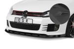 CSR Frontspoiler | Cup-Spoilerlippe mit ABE für VW Golf 6 GTI Edition 35 CSL415-L schwarz matt (Lackierung erforderlich)