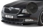 CSR Frontspoiler | Cup-Spoilerlippe mit ABE für Skoda Superb II CSL420-M Carbon Look matt strukturiert (keine Lackierung erforderlich)