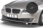 CSR Frontspoiler | Cup-Spoilerlippe mit ABE für BMW 5er F10 / F11 CSL421-S schwarz matt strukturiert (keine Lackierung erforderlich)
