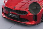 CSR Frontspoiler | Cup-Spoilerlippe mit ABE für Kia Stinger GT CSL426-M Carbon Look matt strukturiert (keine Lackierung erforderlich)