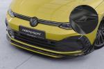 CSR Frontspoiler | Cup-Spoilerlippe mit ABE für VW Golf 8 GTI, GTD, GTE, R-Line CSL429-C Carbon Look glänzend (keine Lackierung erforderlich)