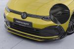 CSR Frontspoiler | Cup-Spoilerlippe mit ABE für VW Golf 8 GTI, GTD, GTE, R-Line CSL429-G Glossy schwarz glänzend (keine Lackierung erforderlich)