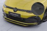 CSR Frontspoiler | Cup-Spoilerlippe mit ABE für VW Golf 8 GTI, GTD, GTE, R-Line CSL429-L Lackierung erforderlich (schwarz matt)