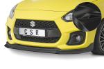 CSR Frontspoiler | Cup-Spoilerlippe mit ABE für Suzuki Swift 6 (RZ/AZ) Sport CSL442-G Glossy schwarz glänzend (keine Lackierung erforderlich)