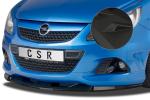 CSR Frontspoiler | Cup-Spoilerlippe mit ABE für Opel Corsa D OPC CSL443-M Carbon Look matt strukturiert (keine Lackierung erforderlich)