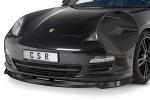 CSR Frontspoiler | Cup-Spoilerlippe mit ABE für Porsche Panamera 970 CSL445-M Carbon Look matt strukturiert (keine Lackierung erforderlich)