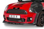 CSR Frontspoiler | Cup-Spoilerlippe mit ABE für Mini R56 John Cooper Works CSR-CSL454-C Carbon Look Hochglanz (keine Lackierung erforderlich)