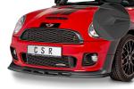 CSR Frontspoiler | Cup-Spoilerlippe mit ABE für Mini R56 John Cooper Works CSR-CSL454-L schwarz matt (Lackierung erforderlich)