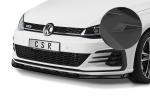 CSR Frontspoiler | Cup-Spoilerlippe mit ABE für VW Golf 7 GTI / GTD CSL459-L Lackierung erforderlich (schwarz matt)