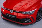 CSR Frontspoiler | Cup-Spoilerlippe mit ABE für VW Golf 8 (Typ CD) GTI/GTD/GTE/R-Line CSL466-M Carbon Look matt strukturiert (keine Lackierung erforderlich)