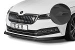 CSR Frontspoiler | Cup-Spoilerlippe mit ABE für Skoda Superb III (Typ 3V) CSL468-L schwarz matt (Lackierung erforderlich)