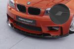 CSR Frontspoiler | Cup-Spoilerlippe mit ABE für BMW 1er E82 M Coupe CSL471-S schwarz matt strukturiert (keine Lackierung erforderlich)
