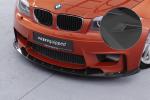 CSR Frontspoiler | Cup-Spoilerlippe mit ABE für BMW 1er E82 M Coupe CSL471-L schwarz matt (Lackierung erforderlich)