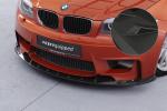 CSR Frontspoiler | Cup-Spoilerlippe mit ABE für BMW 1er E82 M Coupe CSL471-M Carbon Look matt strukturiert (keine Lackierung erforderlich)