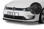 CSR Frontspoiler | Cup-Spoilerlippe mit ABE für VW e-Golf CSL474-G Glossy schwarz Hochglanz (keine Lackierung erforderlich)