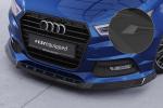 CSR Frontspoiler | Cup-Spoilerlippe mit ABE für Audi A1 8X CSL481-S schwarz matt strukturiert (keine Lackierung erforderlich)