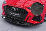 CSR Frontspoiler | Cup-Spoilerlippe mit ABE für Audi A3 8Y S-Line / S3 8Y CSL483-L schwarz matt (Lackierung erforderlich)
