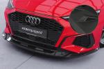 CSR Frontspoiler | Cup-Spoilerlippe mit ABE für Audi A3 8Y S-Line / S3 8Y CSL483-M Carbon Look matt strukturiert (keine Lackierung erforderlich)