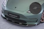 CSR Frontspoiler | Cup-Spoilerlippe mit ABE für Tesla Model 3 CSL484-S Strukturiert schwarz matt (keine Lackierung erforderlich)