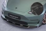 CSR Frontspoiler | Cup-Spoilerlippe mit ABE für Tesla Model 3 CSL484-C Carbon Look glänzend (keine Lackierung erforderlich)