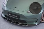 CSR Frontspoiler | Cup-Spoilerlippe mit ABE für Tesla Model 3 CSL484-M Carbon Look matt strukturiert (keine Lackierung erforderlich)
