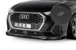 CSR Frontspoiler | Cup-Spoilerlippe mit ABE für Audi Q3 (Typ F3) Sportback CSL485-S schwarz matt strukturiert (keine Lackierung erforderlich)