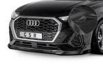 CSR Frontspoiler | Cup-Spoilerlippe mit ABE für Audi Q3 (Typ F3) Sportback CSL485-C Carbon Look Hochglanz (keine Lackierung erforderlich)