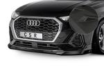 CSR Frontspoiler | Cup-Spoilerlippe mit ABE für Audi Q3 (Typ F3) Sportback CSL485-M Carbon Look matt strukturiert (keine Lackierung erforderlich)