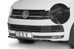 CSR Frontspoiler | Cup-Spoilerlippe mit ABE für VW T6 Bus CSL486-C Carbon Look glänzend (keine Lackierung erforderlich)
