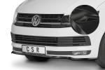 CSR Frontspoiler | Cup-Spoilerlippe mit ABE für VW T6 Bus CSL486-G Glossy schwarz glänzend (keine Lackierung erforderlich)