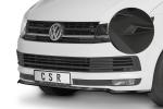 CSR Frontspoiler | Cup-Spoilerlippe mit ABE für VW T6 Bus CSL486-M Carbon Look matt strukturiert (keine Lackierung erforderlich)