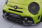 CSR Frontspoiler | Cup-Spoilerlippe mit ABE für Fiat 500 Abarth 595 CSL487-S schwarz matt strukturiert (keine Lackierung erforderlich)