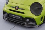 CSR Frontspoiler | Cup-Spoilerlippe mit ABE für Fiat 500 Abarth 595 CSL487-M Carbon Look matt strukturiert (keine Lackierung erforderlich)