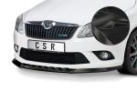 CSR Frontspoiler | Cup-Spoilerlippe mit ABE für Skoda Fabia 2 RS (Typ 5J) CSL493-G Glossy schwarz Hochglanz (keine Lackierung erforderlich)