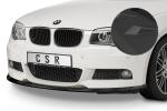 CSR Frontspoiler | Cup-Spoilerlippe mit ABE für BMW 1er E82 / E88 M-Paket CSL494-S schwarz matt strukturiert (keine Lackierung erforderlich)