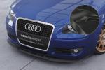 CSR Frontspoiler | Cup-Spoilerlippe mit ABE für Audi A3 (8P/8PA) CSL497-G Glossy schwarz Hochglanz (keine Lackierung erforderlich)