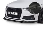CSR Frontspoiler | Cup-Spoilerlippe mit ABE für Audi A4 B9 CSL503-C Carbon Look Hochglanz (keine Lackierung erforderlich)