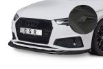 CSR Frontspoiler | Cup-Spoilerlippe mit ABE für Audi A4 B9 CSL503-M Carbon Look matt strukturiert (keine Lackierung erforderlich)