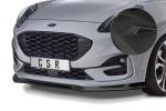 CSR Frontspoiler | Cup-Spoilerlippe mit ABE für Ford Puma ST-Line CSL504-M Carbon Look matt strukturiert (keine Lackierung erforderlich)
