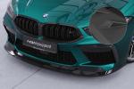 CSR Frontspoiler | Cup-Spoilerlippe mit ABE für BMW M8 Competition (F91/F92/F93) CSL508-L schwarz matt (Lackierung erforderlich)