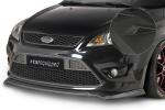 CSR Frontspoiler | Cup-Spoilerlippe mit ABE für Ford Focus MK2 ST CSL509-M Carbon Look matt strukturiert (keine Lackierung erforderlich)