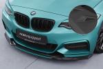 CSR Frontspoiler | Cup-Spoilerlippe mit ABE für BMW 2er (F22/F23) M-Paket CSL514-L schwarz matt (Lackierung erforderlich)