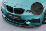 CSR Frontspoiler | Cup-Spoilerlippe mit ABE für BMW 2er (F22/F23) M-Paket CSL514-M Carbon Look matt strukturiert (keine Lackierung erforderlich)