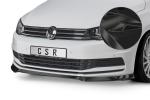 CSR Frontspoiler | Cup-Spoilerlippe mit ABE für VW Touran II (Typ 5T) CSL517-G Glossy schwarz Hochglanz (keine Lackierung erforderlich)