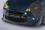 CSR Frontspoiler | Cup-Spoilerlippe mit ABE für Citroen DS3 CSL518-S schwarz matt strukturiert (keine Lackierung erforderlich)